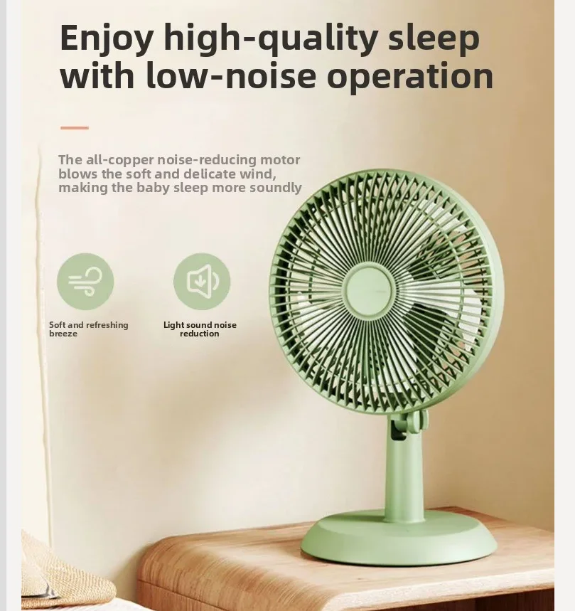 

Настольный вентилятор 220 В, тихий, с регулируемой скоростью, маленький электрический вентилятор для учебы, офиса, спальни, общежития HAC