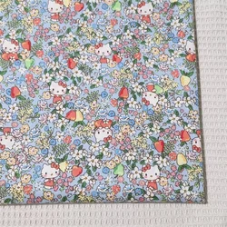 45X160cm Width Sanrio Hello Kitty Flowers 100 Cotton Fabric Sewing Material for DIY Patchwork Textile Tissu Home Clothing
