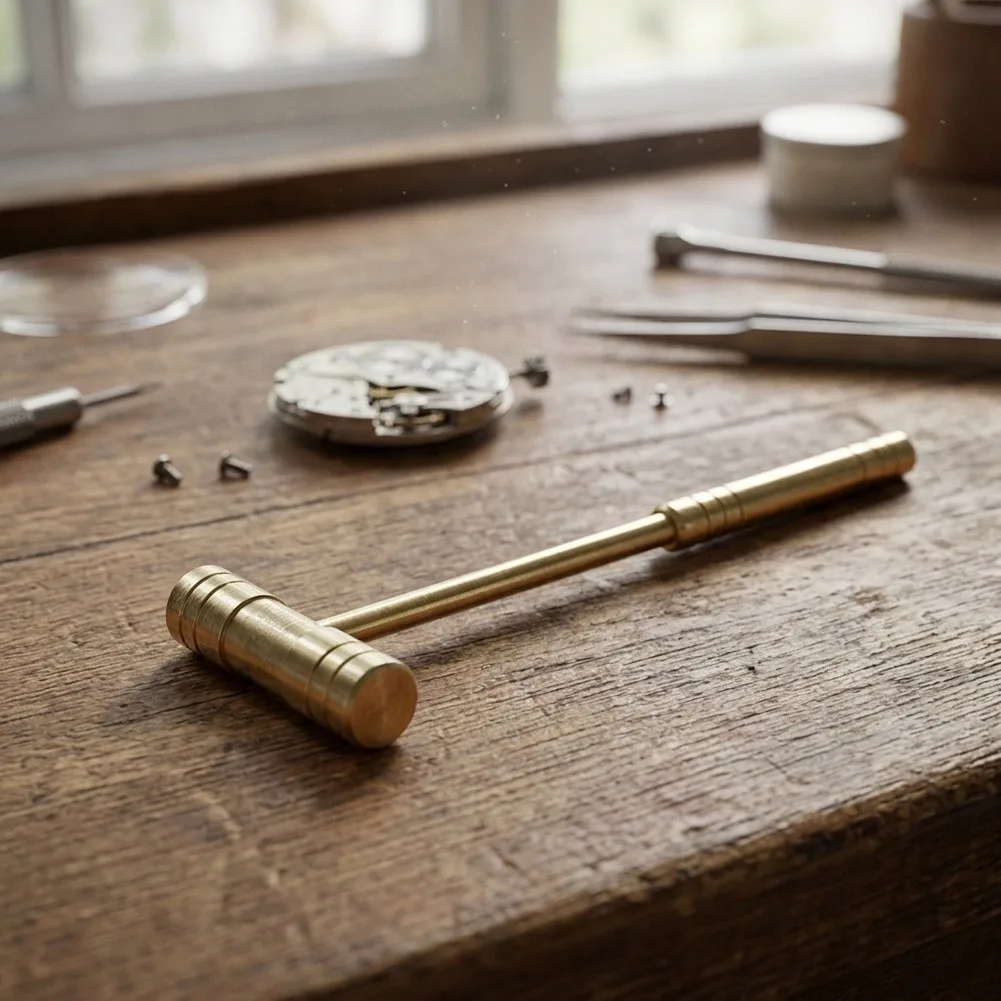175mm Small Brass Hammer 1pcs Copper Hammer Hand Tools Multifunction Precision Installation Detachable Handle High Quality