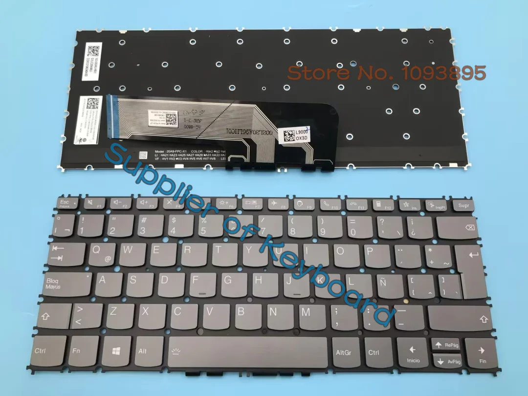 

NEW For Lenovo Yoga Slim 7-13ITL05 7-13ACN05 7-13ITL5 7-13ITL5 7-13sACN Laptop Latin Spanish Keyboard Backlit