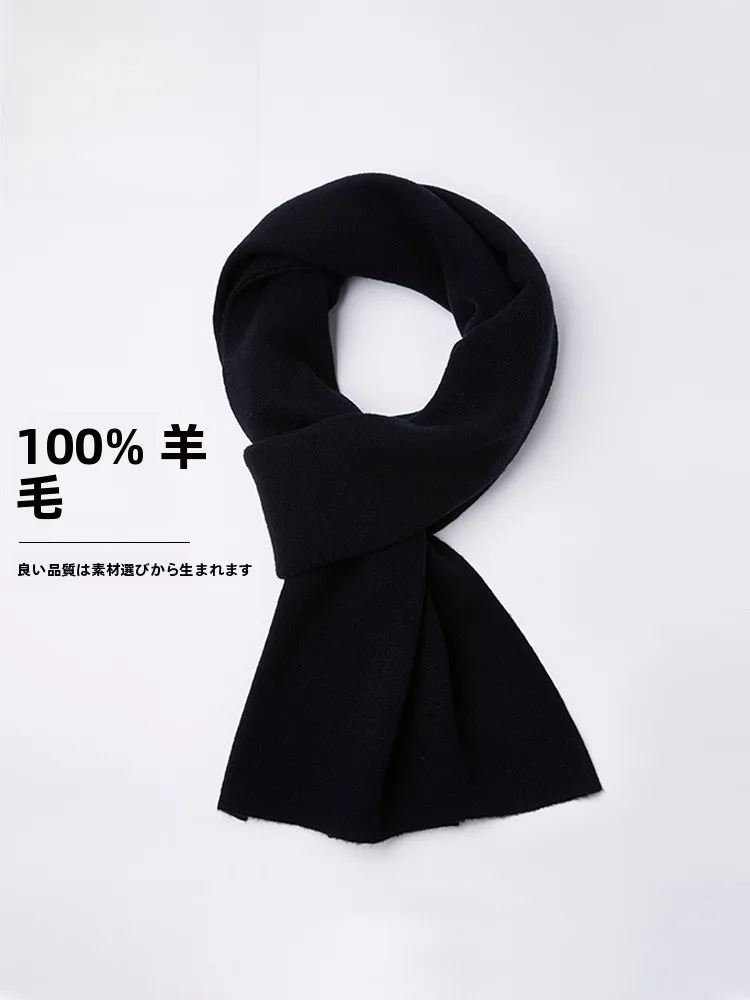 pierre-cardin-men's-woolen-scarf-thi-warm-ne-warmer-korean-sle-color-high-end-birthday-gift-for-youth-and-middle-age