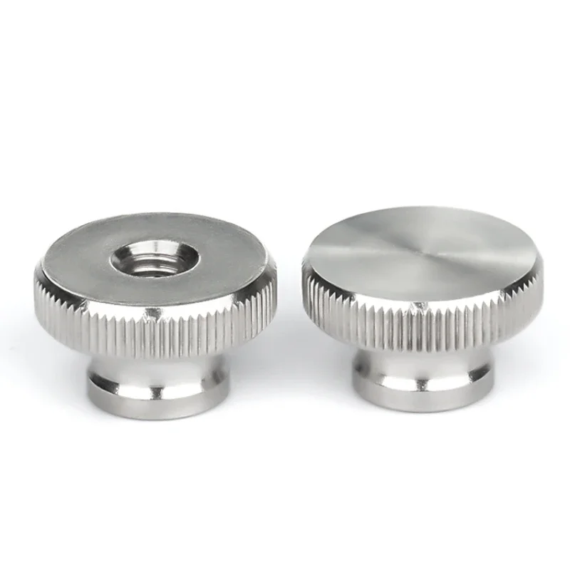 M3 M4 M5 M6 M8 M10 M12 304 Stainless Steel High Knurled Thumb Nut Through/blind Hole Advertising Decorative Nail