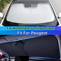 Car Windshield SunShade Cover Fit For Peugeot 207 308 508 307 408 208 107 206 308 RCZ 3008 2008 4008 Anti UV Car Sun Shade