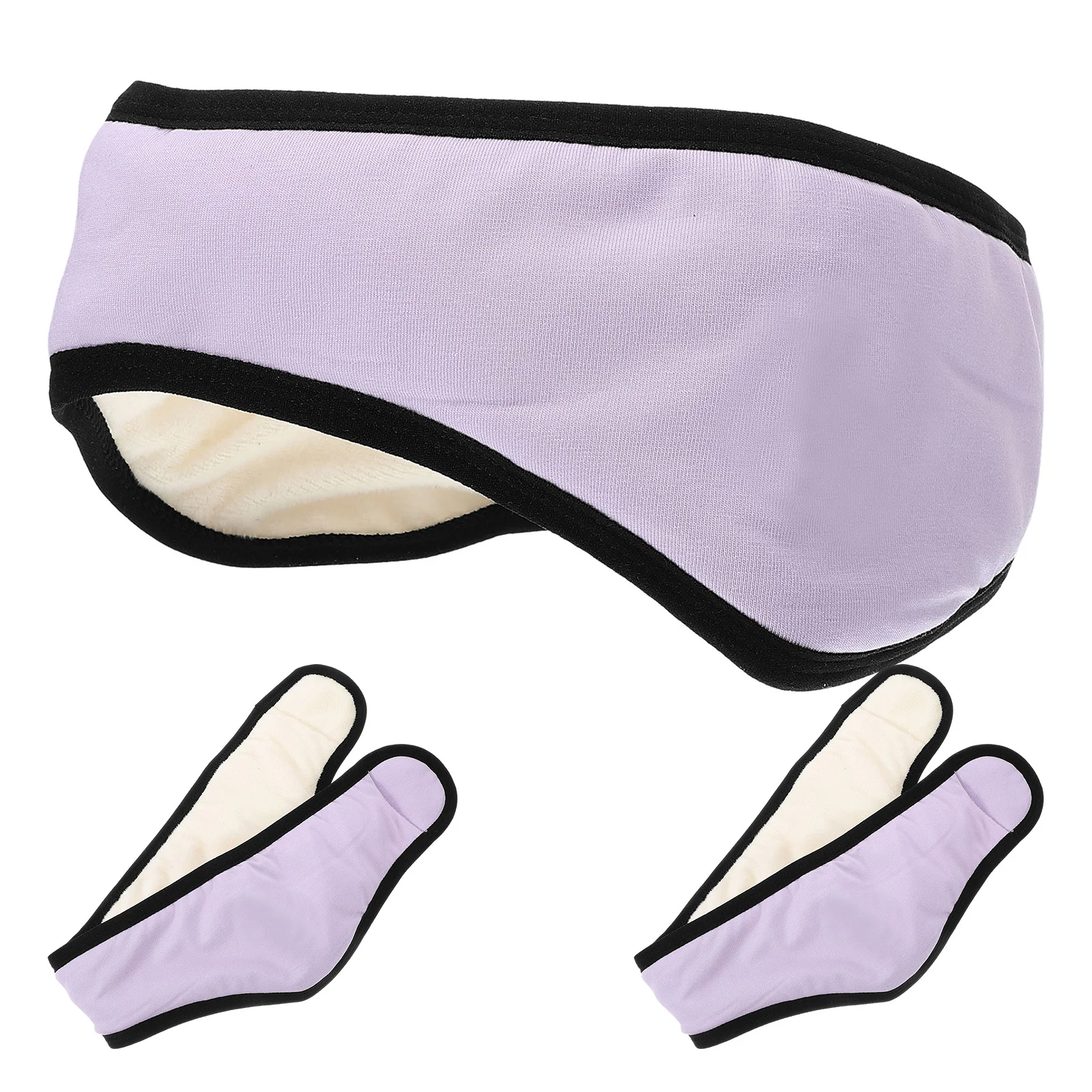 

3Pcs Adjustable Sleep Earmuff Soft Ear Muffs Noise Cancelling Travel Sleeping Ear Covers Men Women