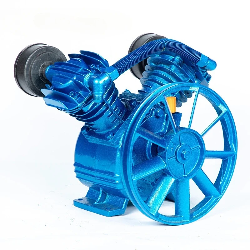 Universal screw air compressor pump head 2.2 kW pneumatic tool two-cylinder small compressor pneumatic head