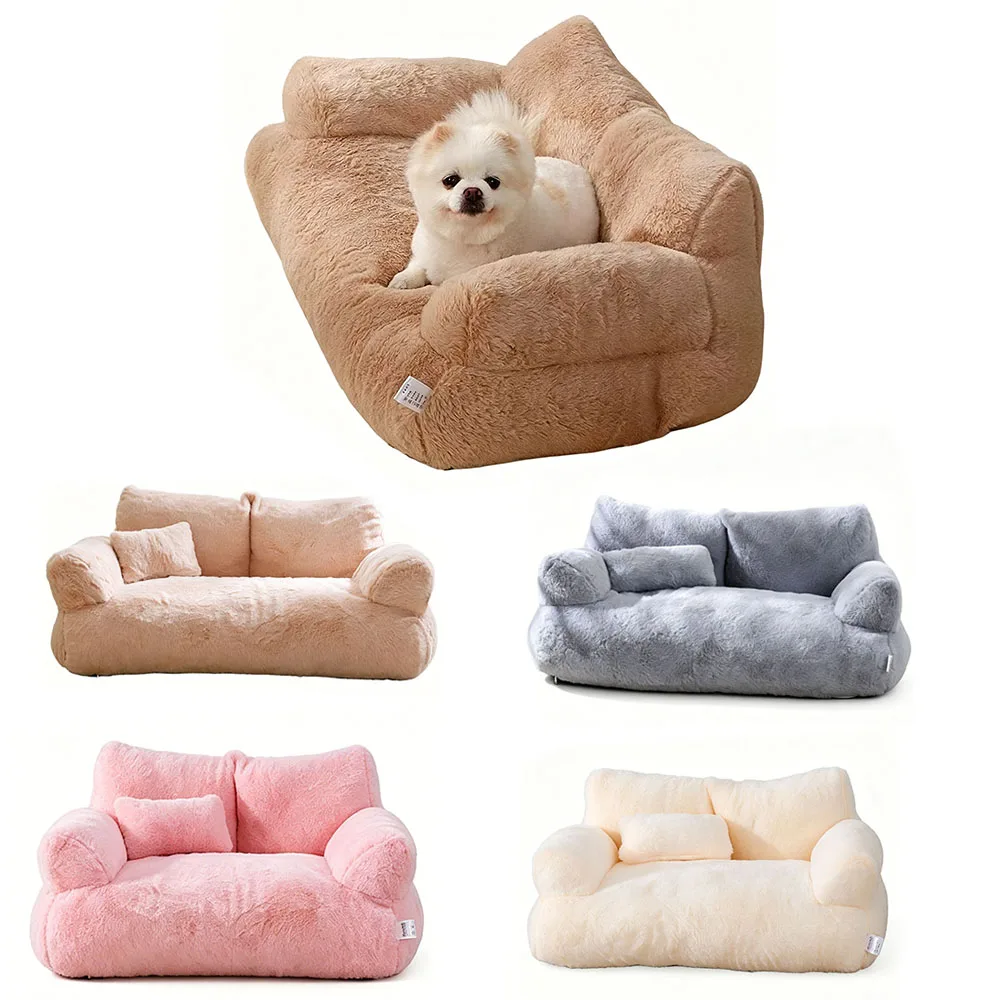 

Cat Sofa Bed Pets Cute Couch, Pet Bed for Small Animal Multiple Color Options with Removable and Machine Washable for Indoor