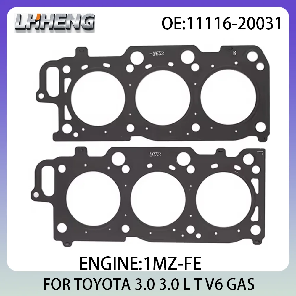 Engine Valve Cover Cylinder Gasket For TOYOTA ALPHARD AVALON HARRIER 3.0l 3.0 L T V6 GAS 97-08 11116-20031 11115-20031 1MZ-FE