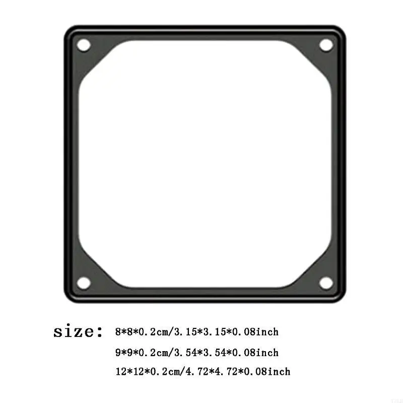 T3LB PCケースファンのためのコンピューターアンチ振動防止ラバーガスケットパッド12cm 8cm 9cm 5ピース