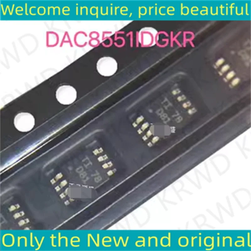 

5PCS D81 DBI New and Original IC Chip VSSOP8 DAC8551IDGKR DAC8551IDG DAC8551I DAC8551 8551