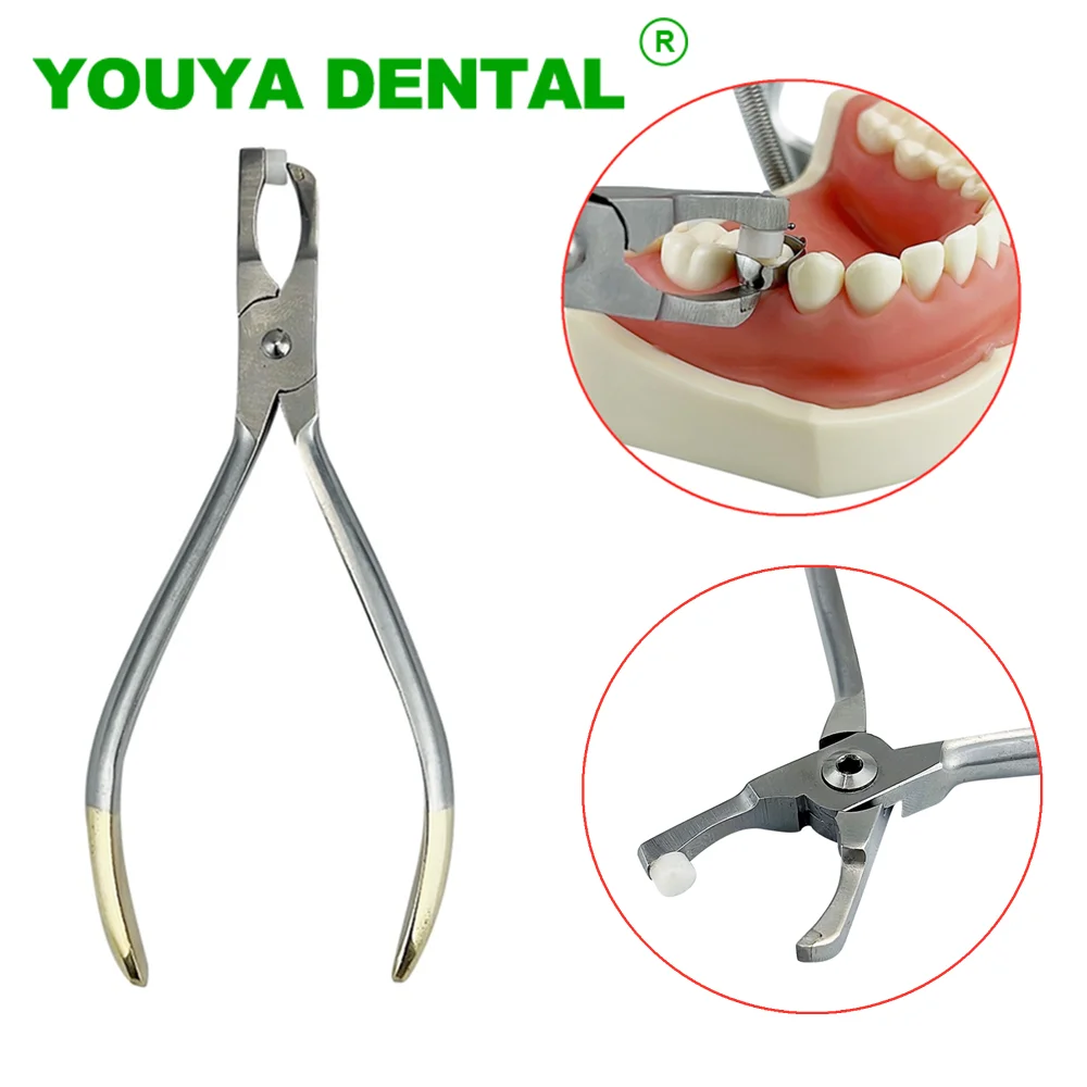 Orthodontic Band Removing Pliers Dentist Instruments Stainless Steel Buccal Tube Bands Removal Forceps Clamp Long Tip Pliers