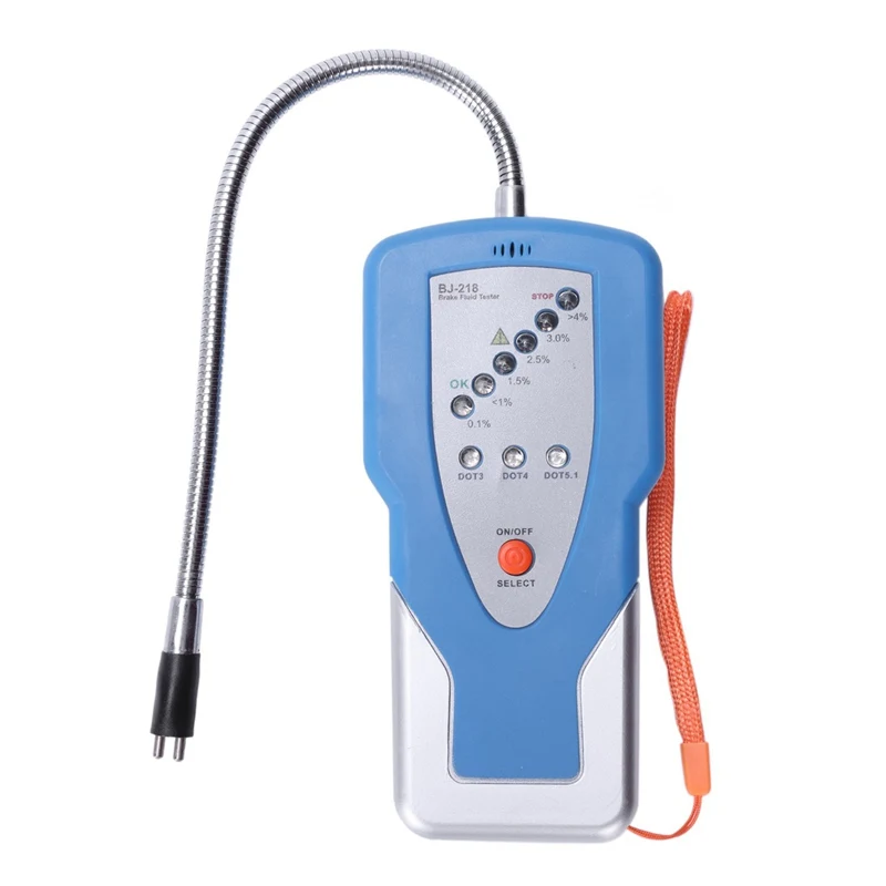 

Car Brake Fluid Tester Oil Inspection 250Mm Goose Neck Detector 2.2Lcd For Dot3 Dot4 Dot5 Car Diagnostics Brake Fluid