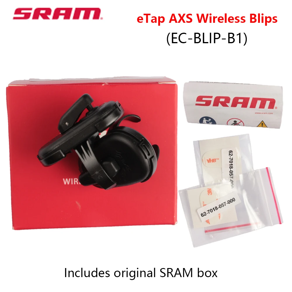 SRAM ETap AXS Wireless Blips Quick Shift-knop voor triatlon TT-fietsen of racefietsen, geschikt voor sprinten, rusten en snelheidswissels op de weg.