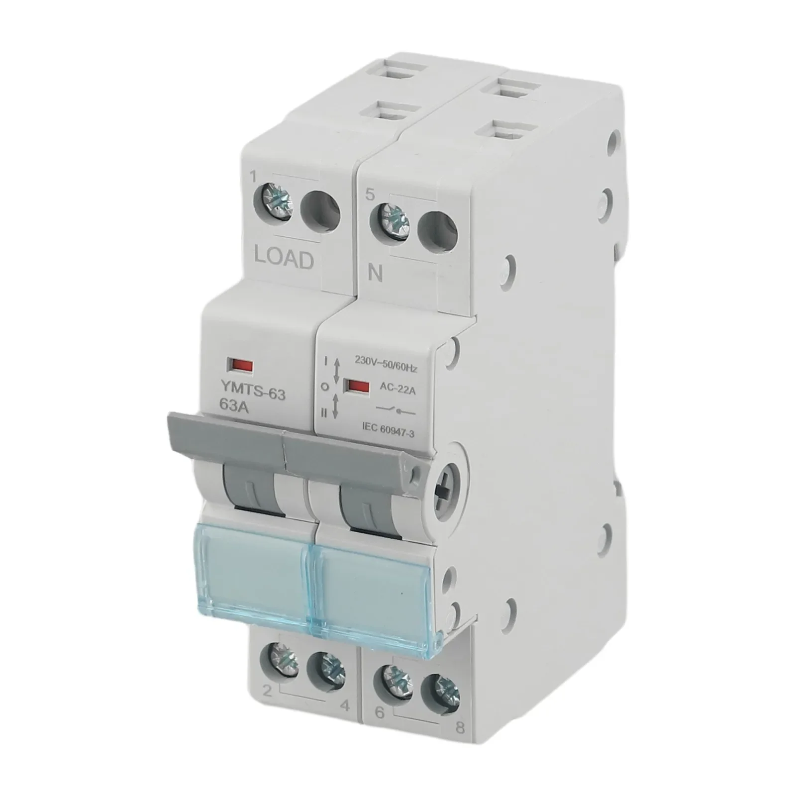 AC Isolator Switch Dual Power Transfer Switch Power Transfer User-Friendly Design Versatile Use Flame-retardant Housing
