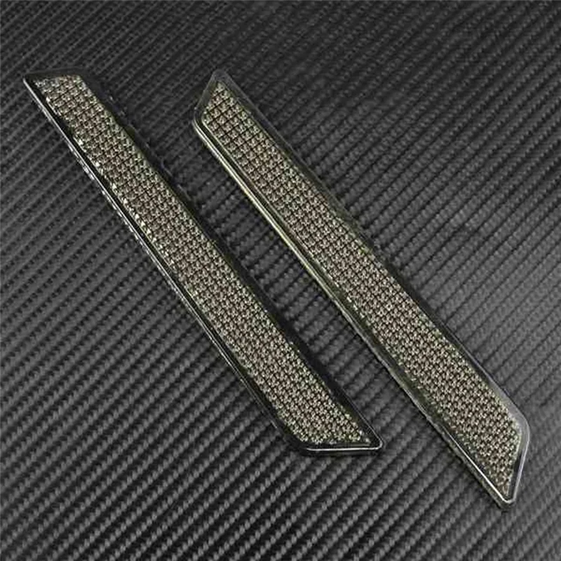 Motorcycle Saddlebag Lock Cover Reflectors Luggage Reflectors Saddle Bag Side Reflectors For Touring 2014-2020