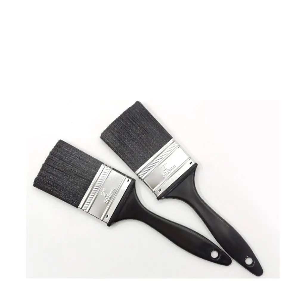 10 قطعة أداة تنظيف فرشاة الطلاء السميكة تنطبق بالتساوي فرشاة مقبض بلاستيكي صفيح أدوات تنظيف الجدار من الألياف المجوفة