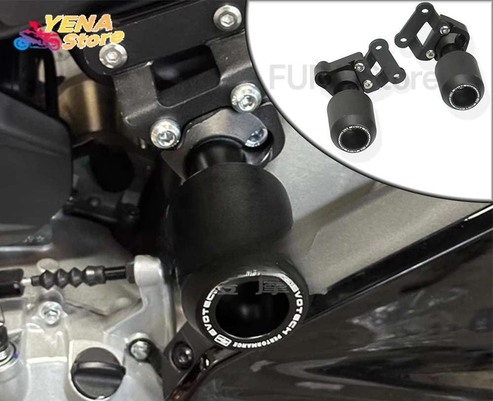 

CNC Aluminum Crash Ball Engine Guard Protector for CFMOTO 675SR R 675 SR Engine Protection Bar Frame Guard Accessories