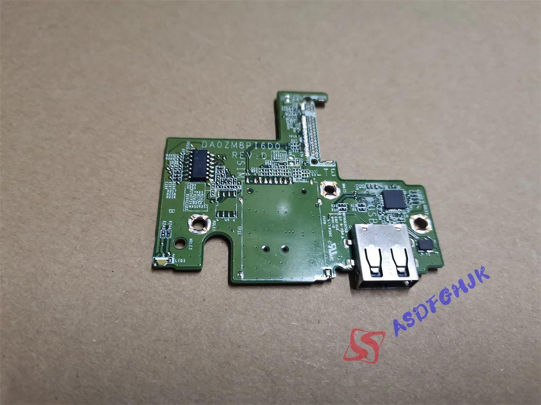 Used FOR Dell Chromebook 11 3120 USB Port Board M90DT 0M90DT DA0ZM8PI6D0  Works Perfectly Free Shipping