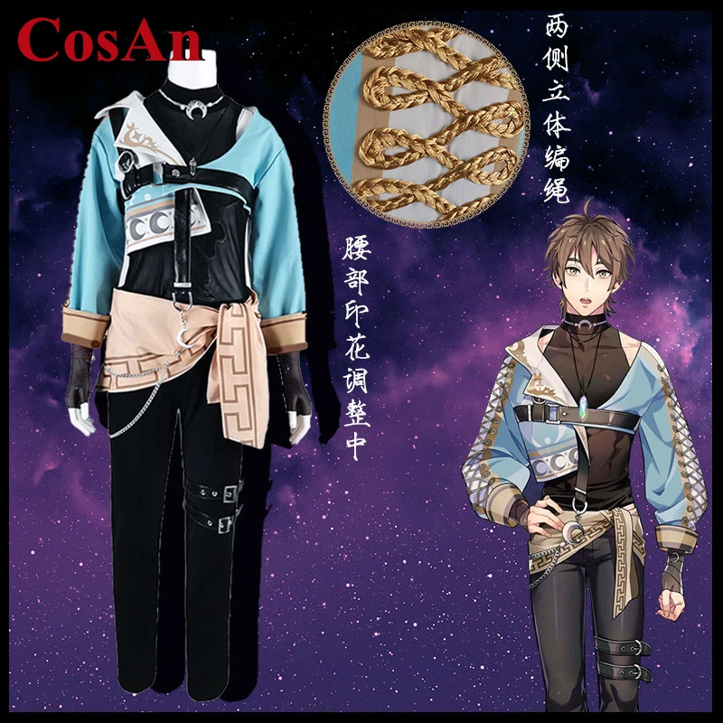 

CosAn Game Nu: Carnival Eiden Cosplay Costume Double Moon Time Fashion Uniforms Activity Party Role Play Clothing XS-XXL New