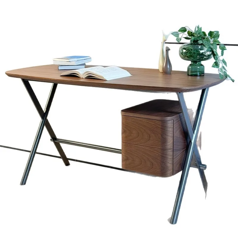 Simple Italian light luxury high-end art computer desk