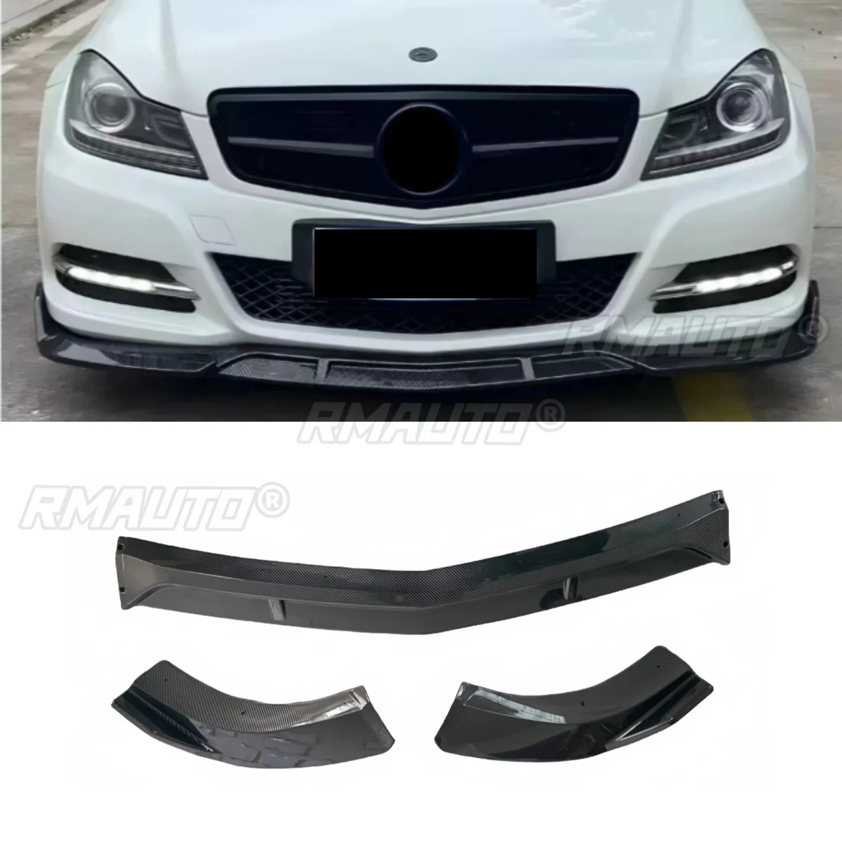 

Передний бампер, разветвитель, диффузор, защита бампера, защита бампера для Mercedes Benz C-Class W204, комплект кузова, автомобильные аксессуары