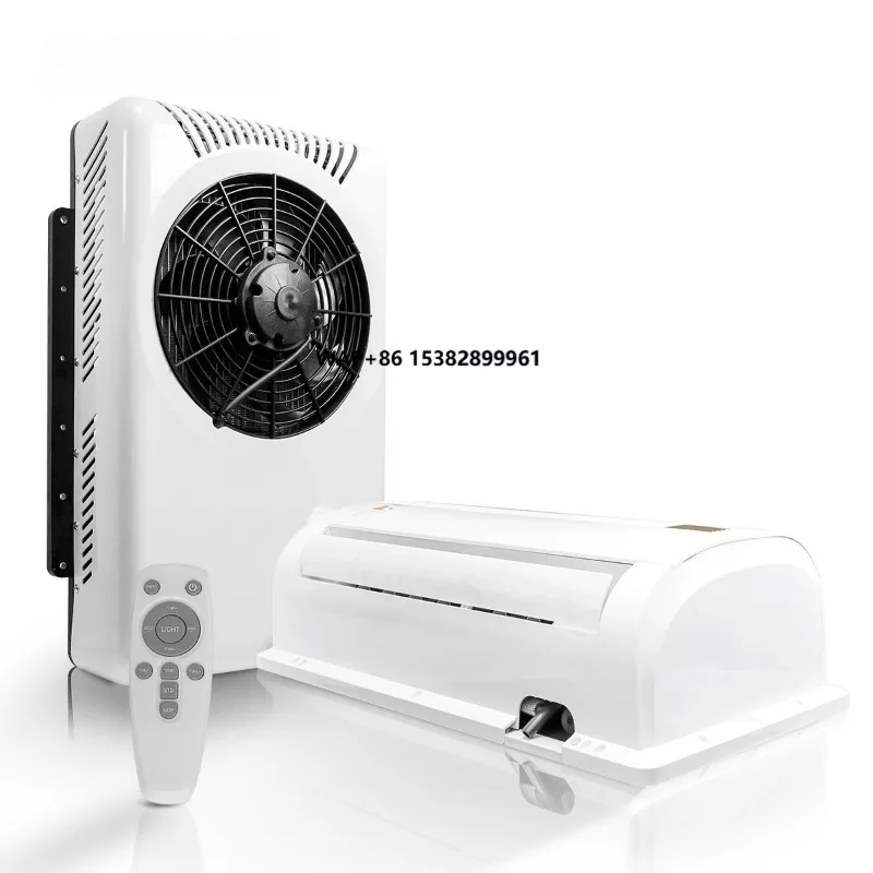 

12V/24V Electric Truck Air Conditioner Low Noise Fast Cooling for RVs Tractors Motorhomes Vans Parking Auto Parking Conditioner