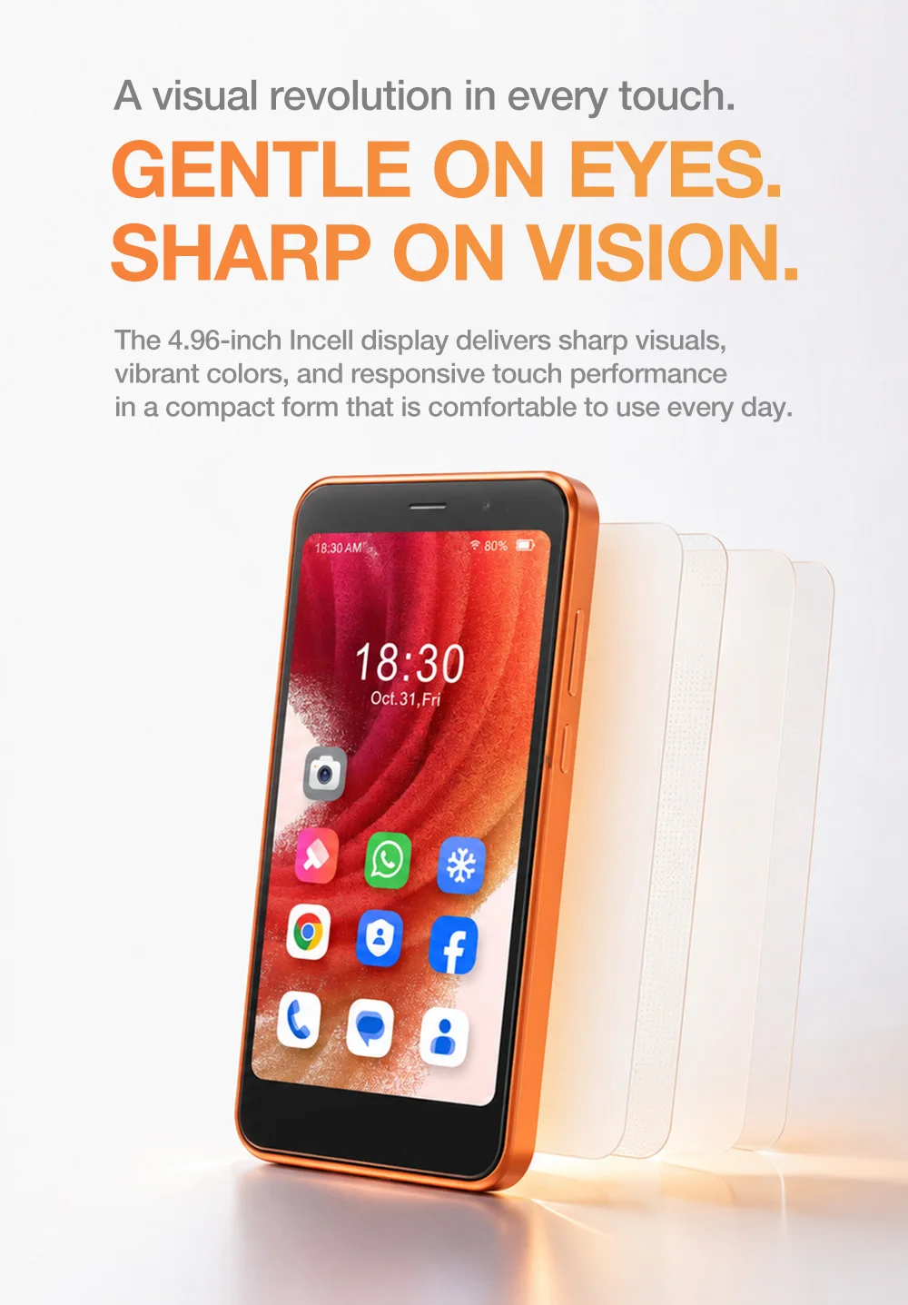 AGM N2 MINI Smartphone 3GB+32GB IP54 Compact Size 4.96Inch Display Android 16 GO 3000mAh Bettery Dual SIM Cheap Mini Phone