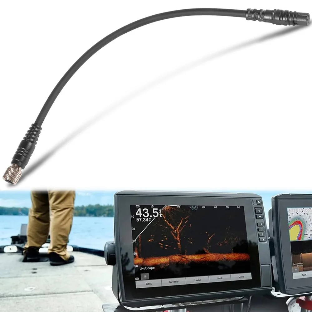 

1852072‎MKR-US2-12Universal Sonar2Adapter Cable Compatible with Garmin Echo echoMAP Striker Series Fishfinder Replace for185207