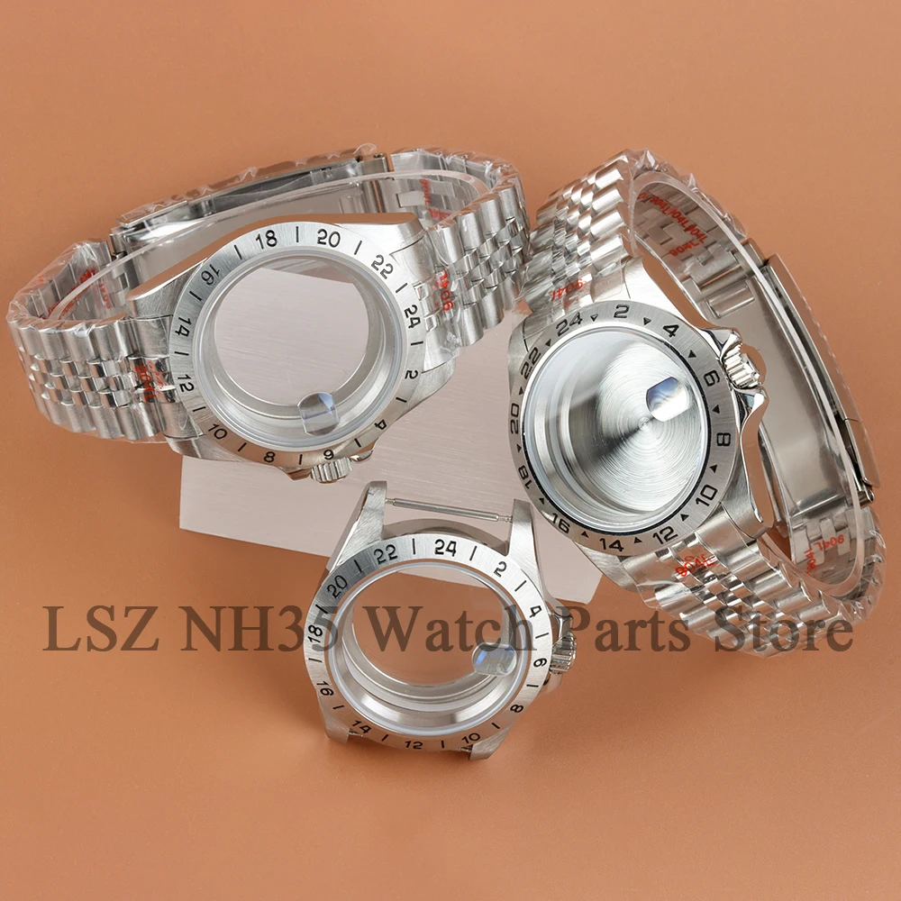 

Корпус для часов Fit Vintage Explore Series 39 мм, сапфировое стекло, водонепроницаемый, для механизмов NH34, NH35, NH36, NH38, циферблат 28,5 мм