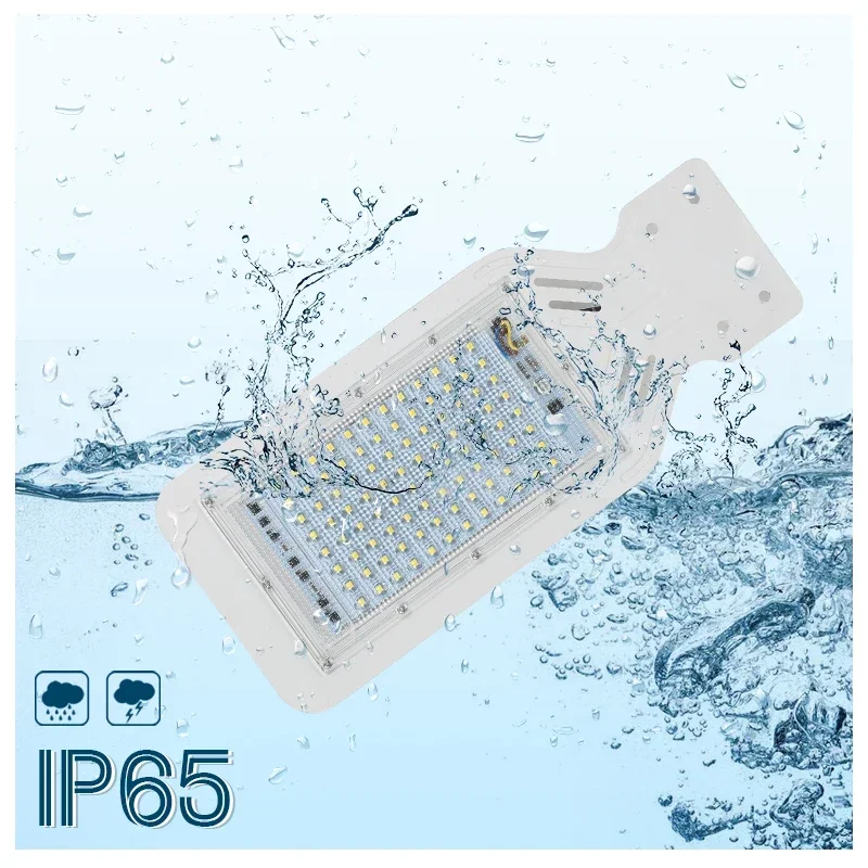 LED ضوء الشارع 100 واط مقاوم للماء IP65 كشاف خارجي AC110V 220 فولت الأضواء حديقة الطريق شارع مسار القطب أضواء الجدار الخفيفة