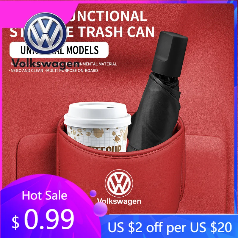 

2026 Hot For Volkswagen VW Volkswagen door drink cup holder, car mobile phone storage box, car seat back storage box, storage bu