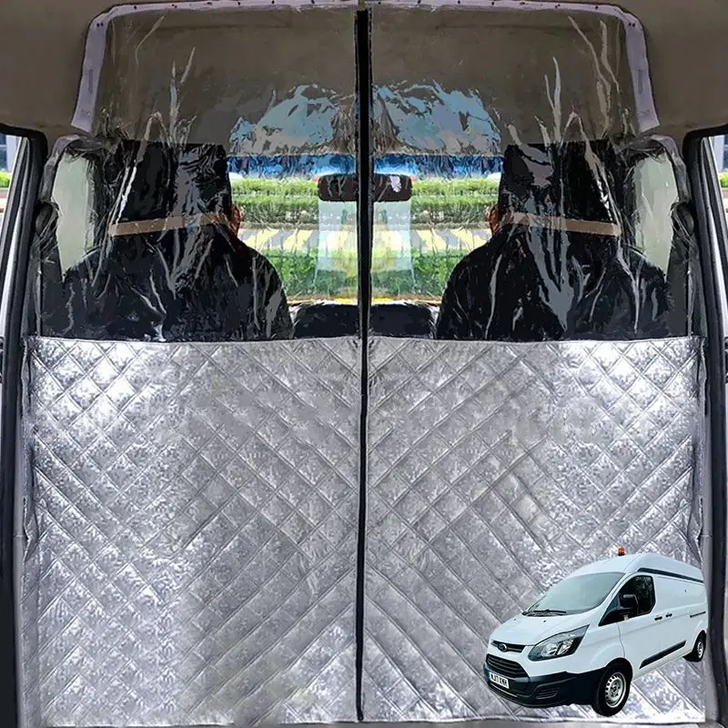 Car Divider Isolation Curtain Air-Conditioning Sunshade And Privacy Curtain For Ford Transit Customamper Van Motorhome Caravan