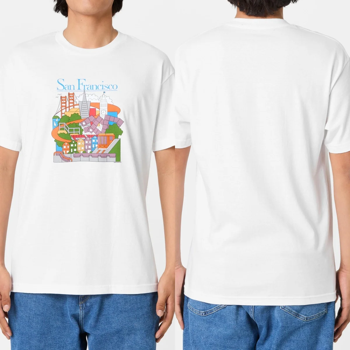 New Re Skateboard Brand T-shirt - Suitable for Daily Outings High-end Luxury Unisex Style Both of Men and Women