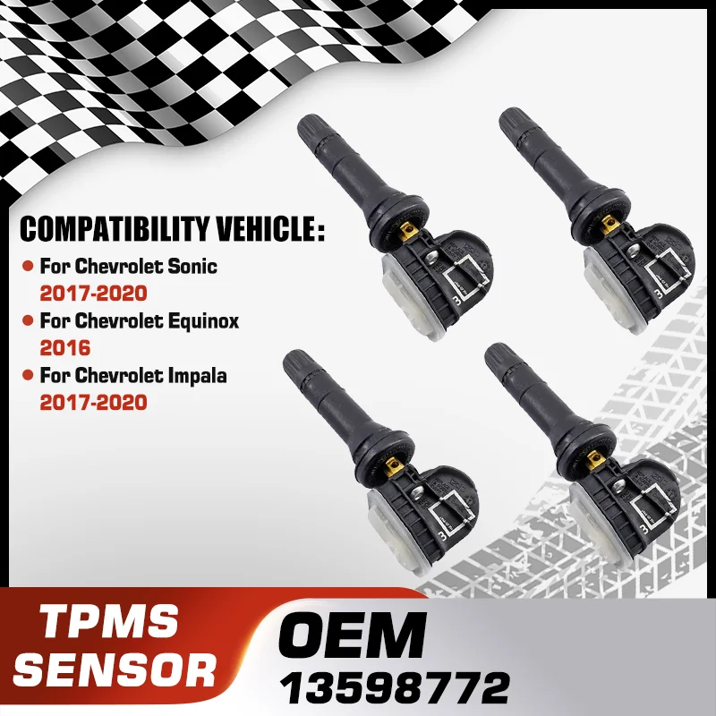 

13598772 Tire Pressure Monitoring System For Chevrolet Sonic 2017-2020 Chevrolet Equinox 2016 Chevrolet Impala 2017-2020 315 MHz