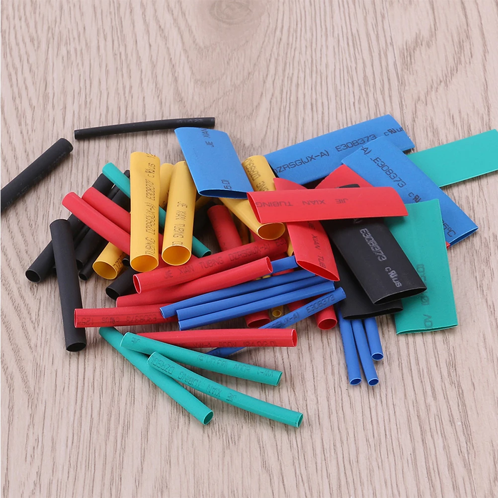 

200 Pcs Heat Shrink Tube Combination Insulation Electrical Wrap Cable Wire Safe Long Use Protect Repair