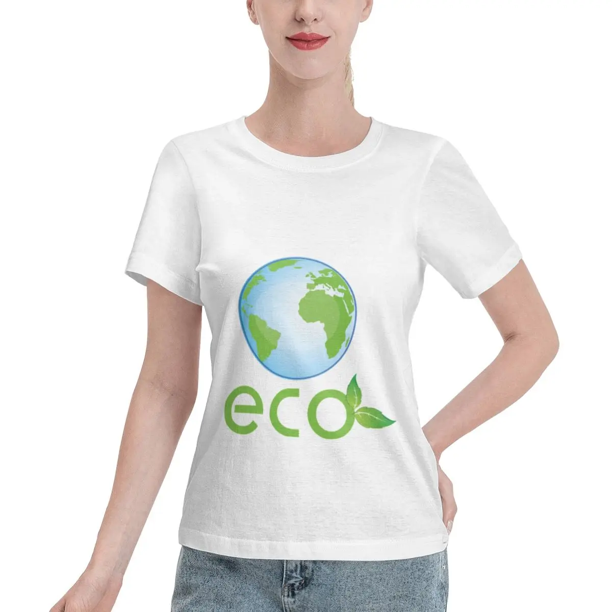 Custom Available Eco - Climate Emergency - Raise Women's T-shirt Minimalist Relaxed Cut Tshirt