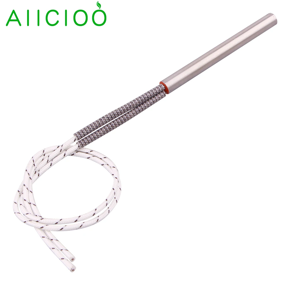 220v Immersed Tubular Heater Cartridge Heating Element for Pellet Grill 6x60mm/100mm 8x80mm/100mm 100w/150w/200w/250w