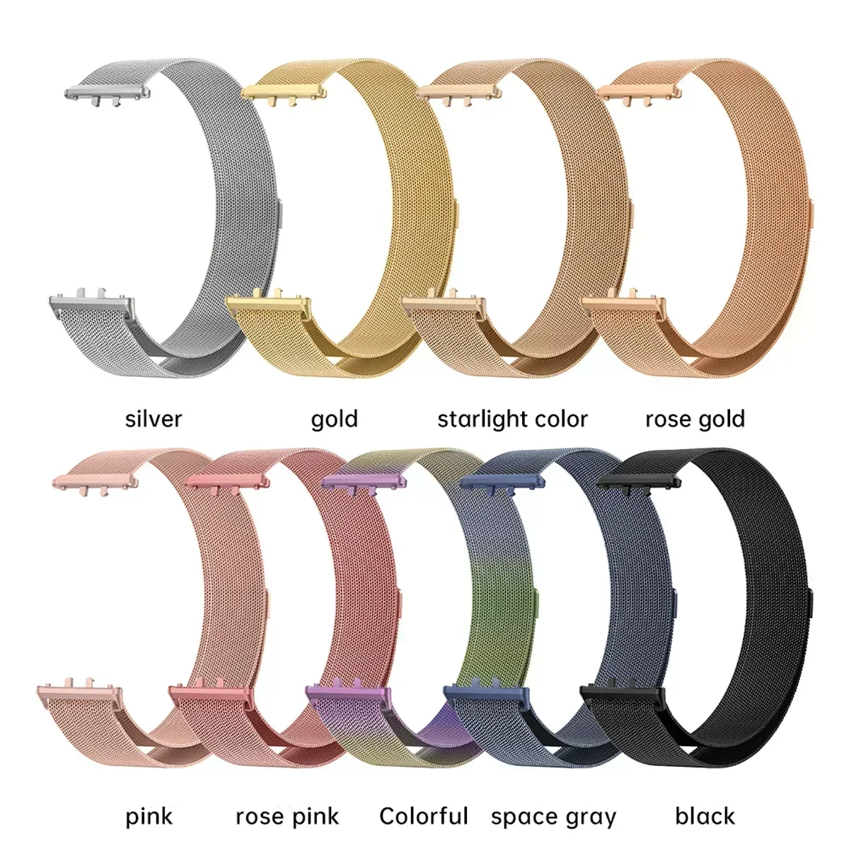 Stainless Steel Strap For Samsung Galaxy Fit 3 R390 Smart Watch Magnetic Sport Loop Bracelet Wristband Fit3 Wrist Band