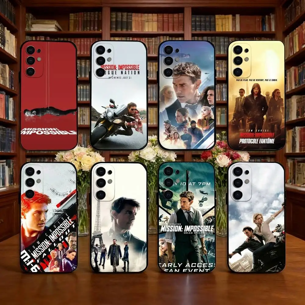 Mission Impossible  Phone Case For Samsung S25,S24,S21,S22,S23,S30,Ultra,S20,Plus,Fe,Lite,Note,10,Black Cover