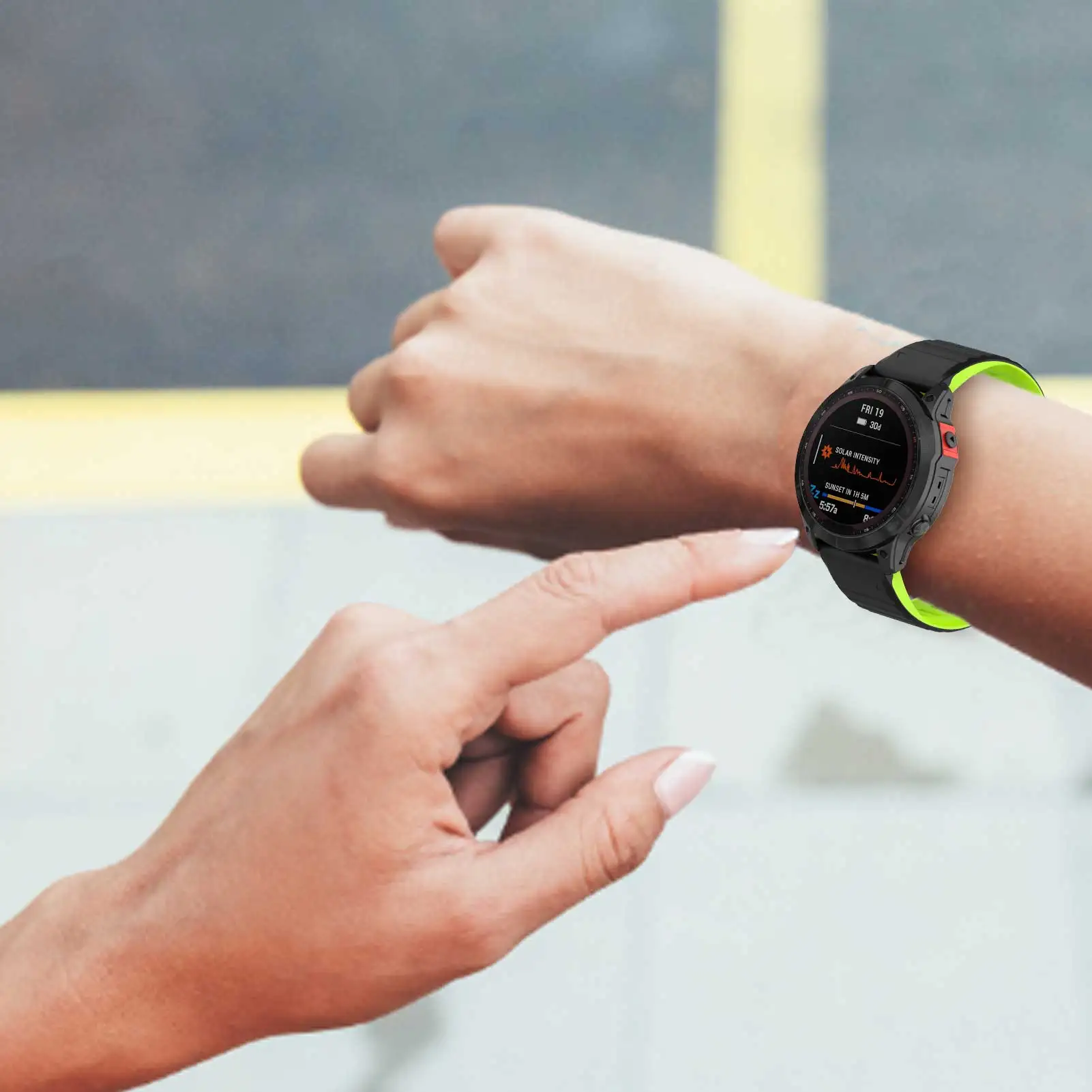 Tali Gelang Jam Tangan Silikon Lembut 22Mm Rilis Cepat untuk GarminFenix 7 6 6S 5Plus 5 Forerunner935 945 Jam Tangan Easyfit