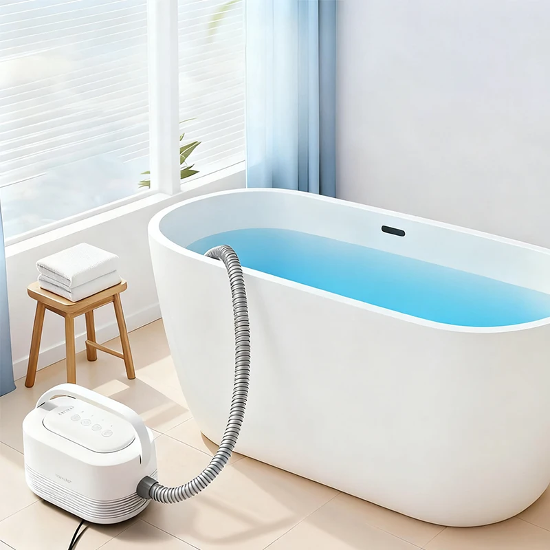 Bath Massage Bubble Machine Bath Spa Wave Massager with Heating and Level 6 Strength to Relieve Fatigue and Enjoy Spa at Home