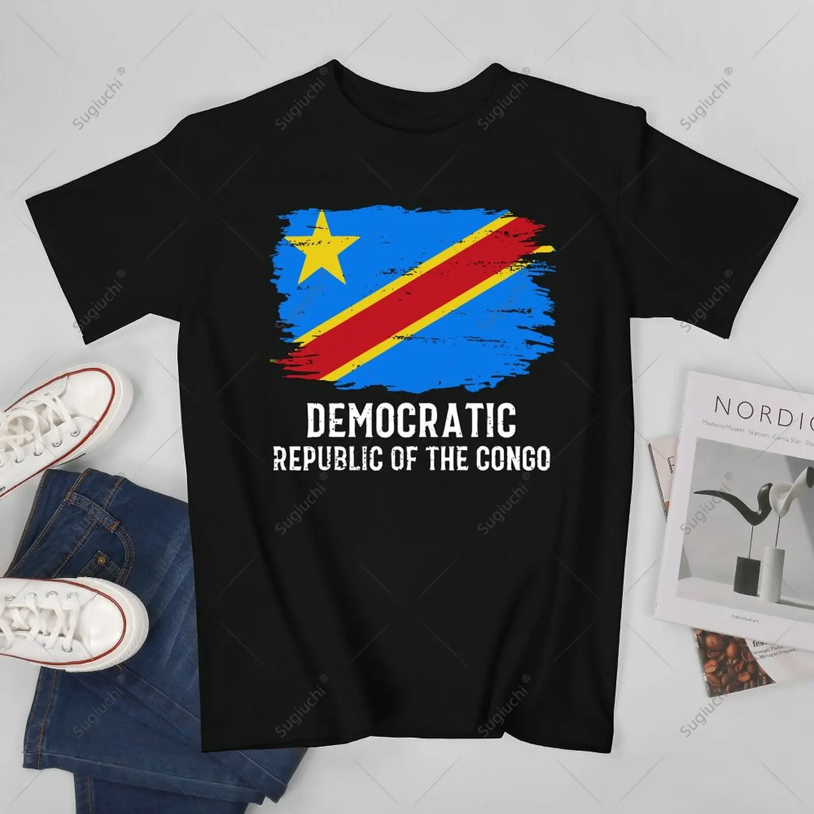Unisex Men Democratic Republic of Congo Drc Tshirt Tees T Shirts Women Boys 100% Cotton T-Shirt