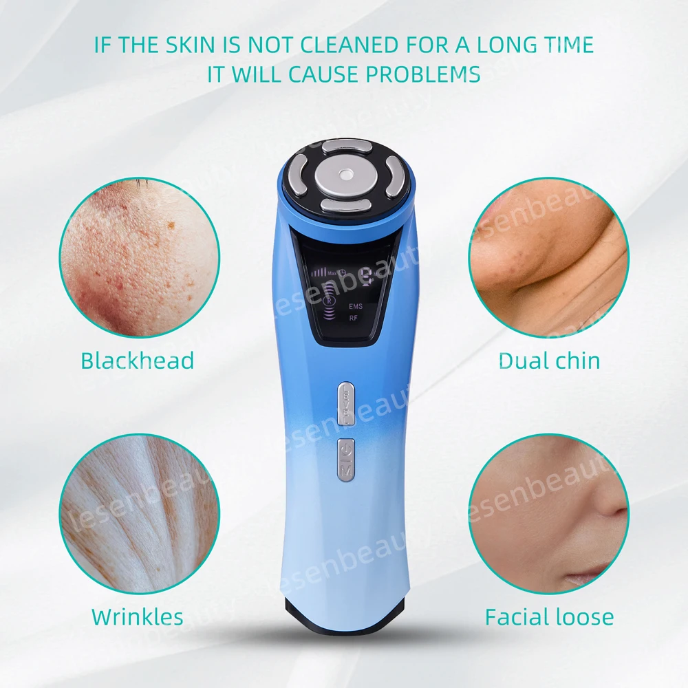 เครื่องนวดหน้ามินิ HIFU คลื่นความถี่วิทยุ อัลตราโซนิก พร้อม EMS ไมโครเคอร์เรนท์ ช่วยยกกระชับผิว ลดเลือนริ้วรอย สำหรับดูแลผิวหน้าที่บ้าน Veya