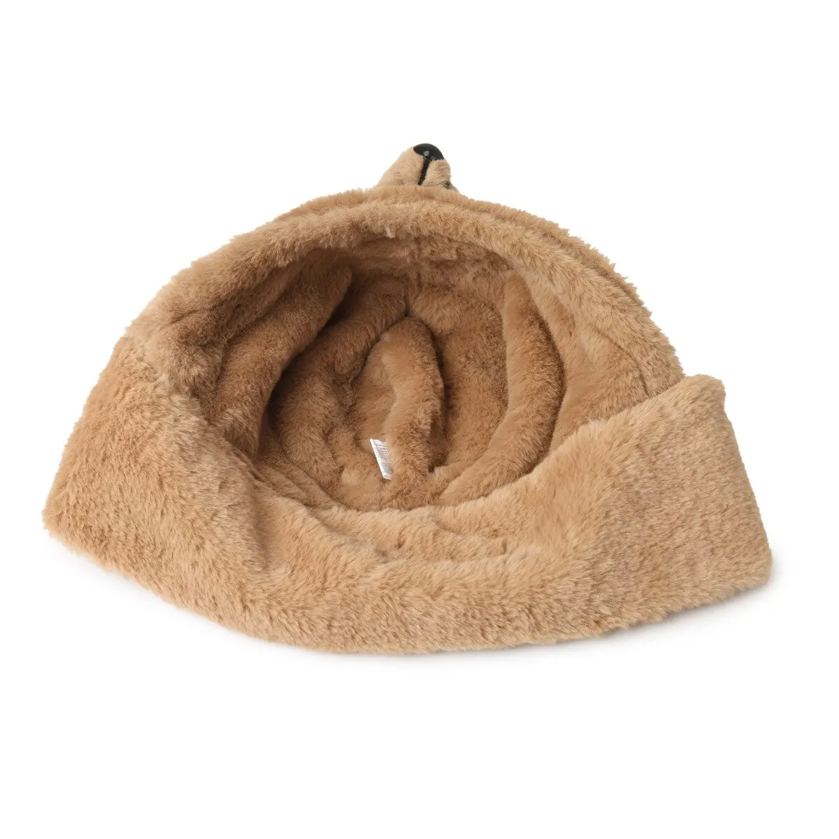 Cappello da orso cartone animato per bambini Neonata Autunno e inverno Versione coreana Imitazione pelliccia di coniglio Sciarpa carina Cappello di