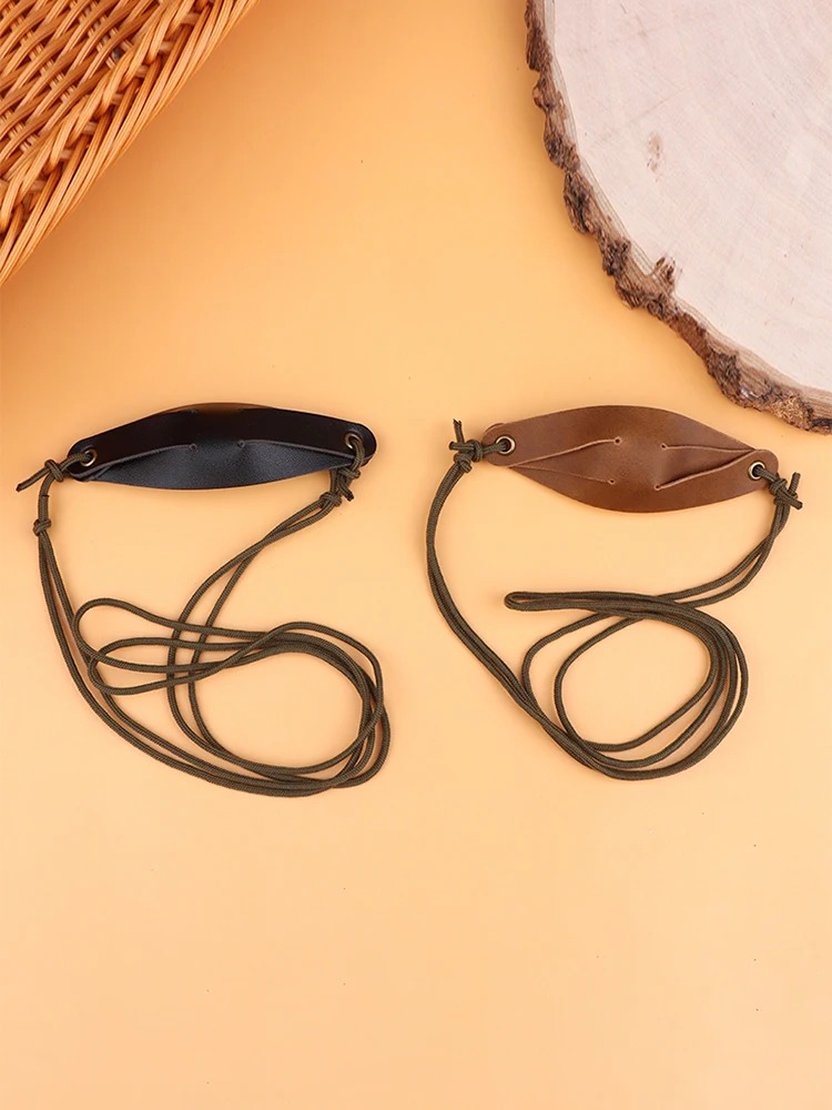2026 NIEUW 1 STUKS Handgemaakte Lederen Herder Sling Oud-Hollandse Werp Sling Slingshot voor Buitensport Jacht Accessoires - afbeelding 2