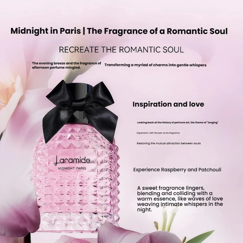 

C2U 50ml Laramide Midnight Paris Perfume Sandalwood Musk Aromatic fragrance with Parisian style, rich and long-lasting fragrance