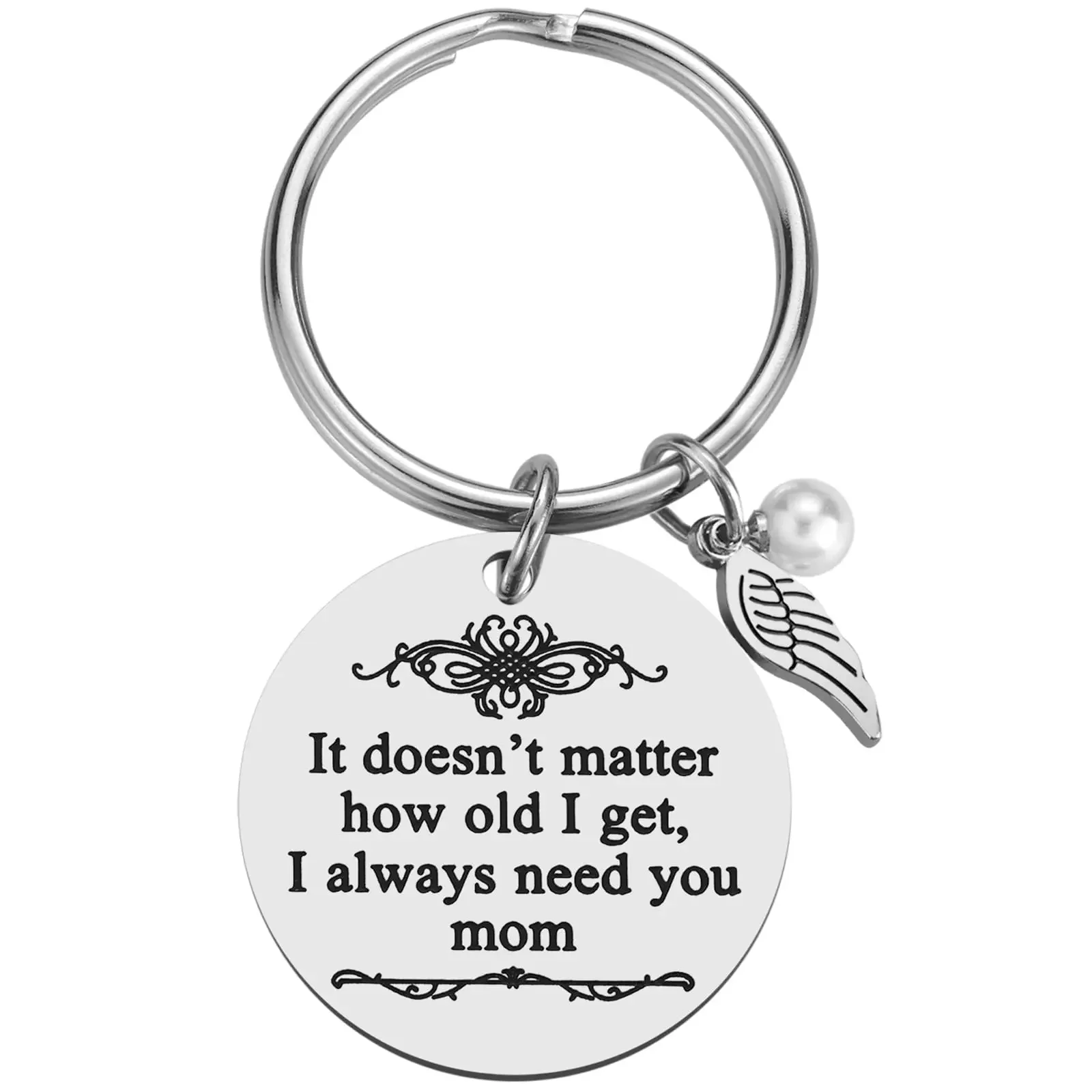 I Need You Mom Keychain Sweet Meaningful Gift for Mom for Mother's Day, Birthday, Christmas or Just Because