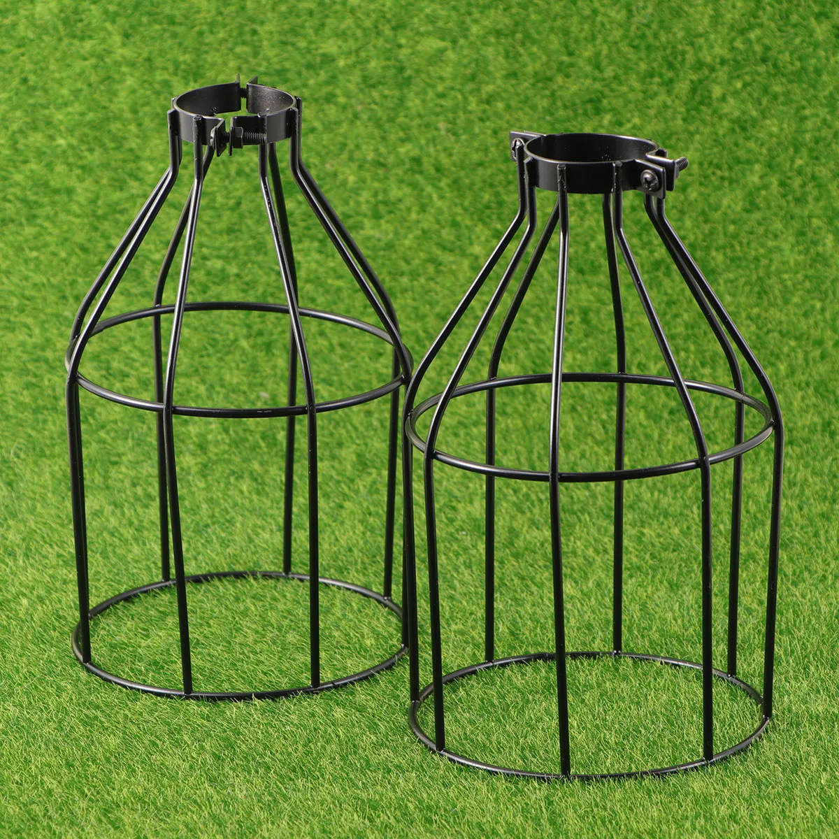 

2pcs Iron Lamp Shades Decorative Light Cover For Chandelier Home Bar Club Metal Pendant Replacement Easy Assembly Strong