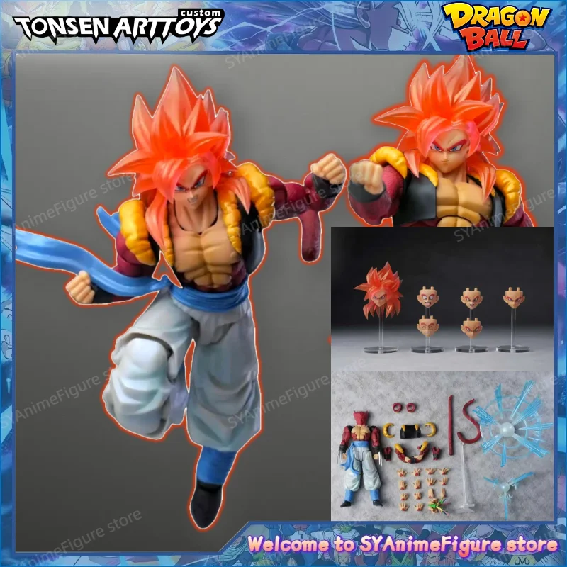 

В наличии: Коллекционная фигурка Tonsenarttoys Dragon Ball Fusion Warriors SSJ4 Gogeta 1/12, подарок для коллекционеров