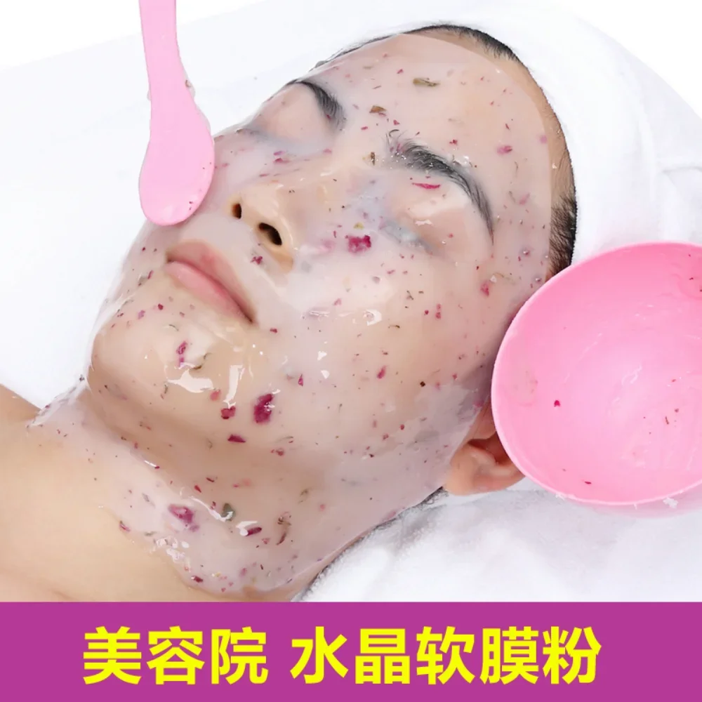 Rose Crystal Flower Petals Jelly Mask Powder 500g Mask Powder Hydrating Brightening Nourishing Repairing Korea Skin Care Product