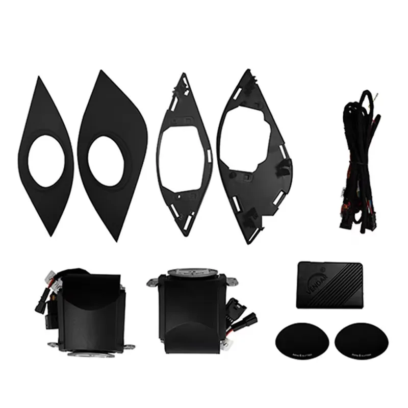 مكبر صوت رفع BO مع 32 لونًا LED أجزاء الإضاءة المحيطة إلكترونيات لتزيين أدوات السيارة A4 A5 B9